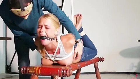 Russian Gril Hogtie 54