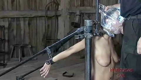 Throatfuck With Breathplay And Steel Restraints