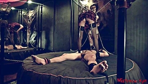 Femdom Nipple Torture Of A Chained Male Sub With Mistress Kym