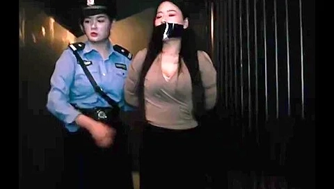 Chinese Girl In Jail Bondage