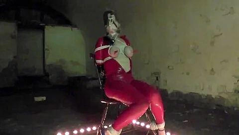 Bondage Dream, Latex, Breath Play, Tits Tied, Ball Gag!