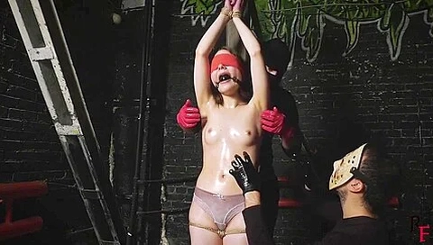 Yammy Slim Vixen Tickling Bondage Porn - Teaser Video
