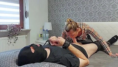 Wife Came After Date Cuckold Swallows Cum Out Of Condom And Eat Own Cum For Dessert