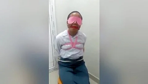 Indo Girlfriend Tied And Teased