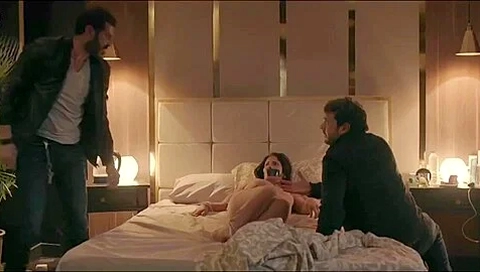 Egyptian Actress Mona Zaki Tape Gagged
