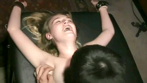 Sensual Russian teen 18+ Tickled By Male