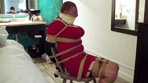 Fem Gurl Slave Is Kept Tied Up And Gagged