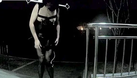 Outdoor Self-bondage With Shackles （4）