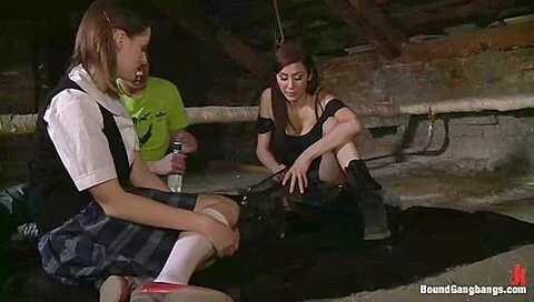 Russian Cutie With Braces Gets Caught Trespassing And Gangbanged - Teaser Video